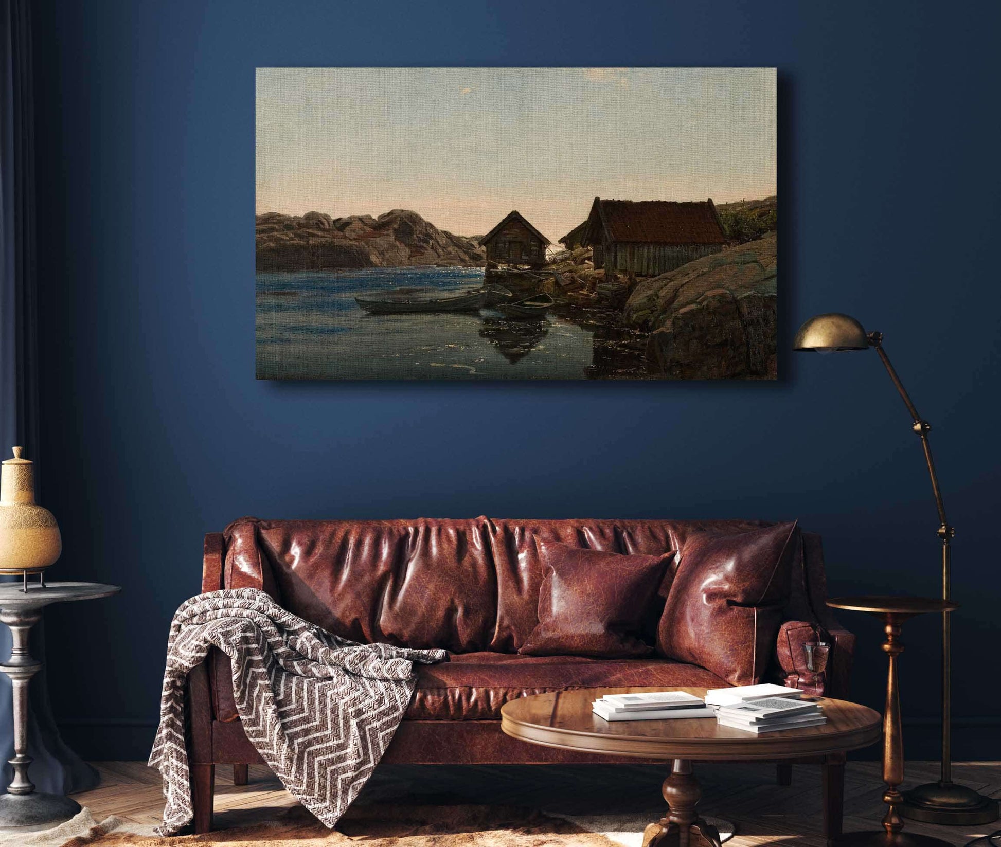 Sjoboder Lindesnes by Amaldus Nielsen