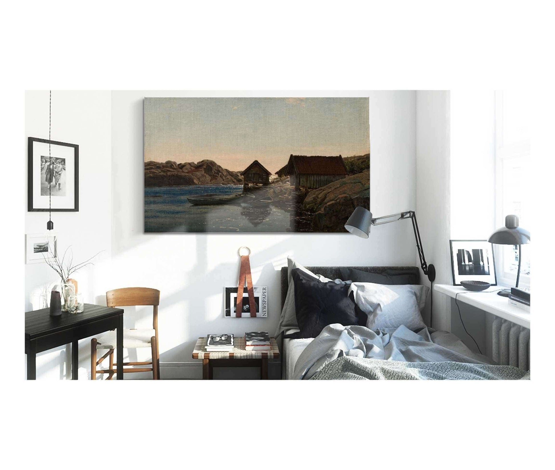 Sjoboder Lindesnes by Amaldus Nielsen