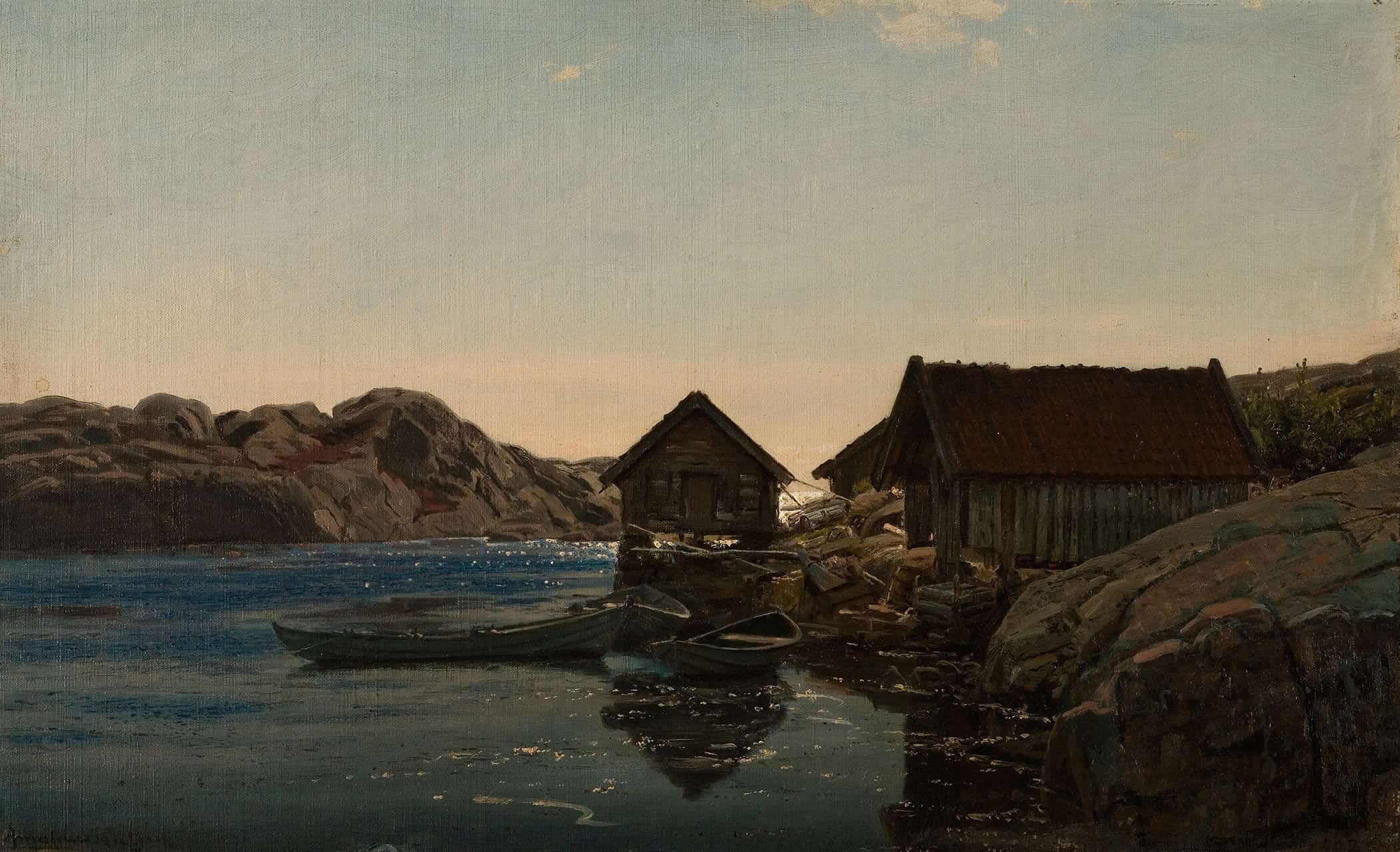 Sjoboder Lindesnes by Amaldus Nielsen