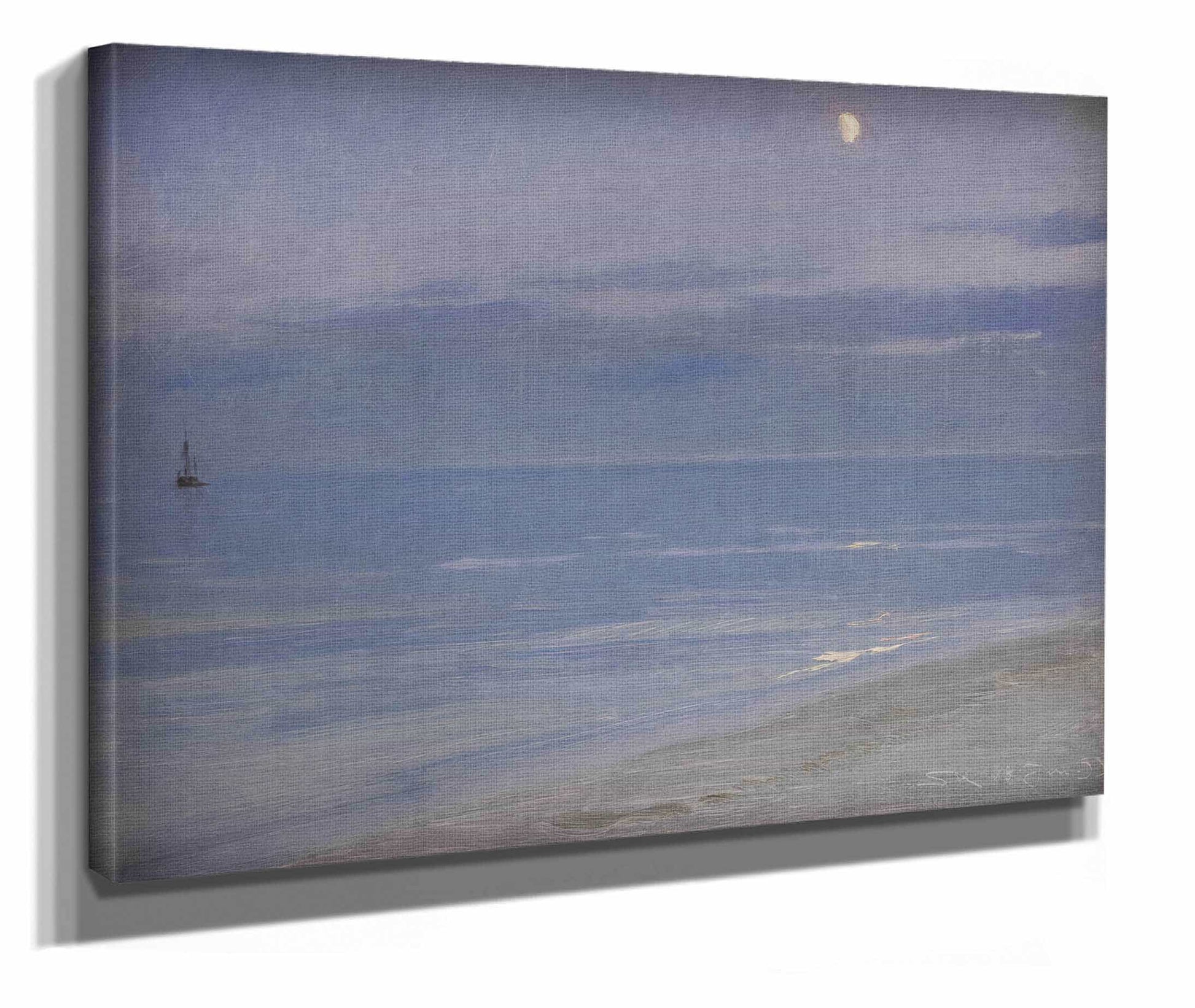 Skagen Beach In Moonlight by Peder Severin Kroyer