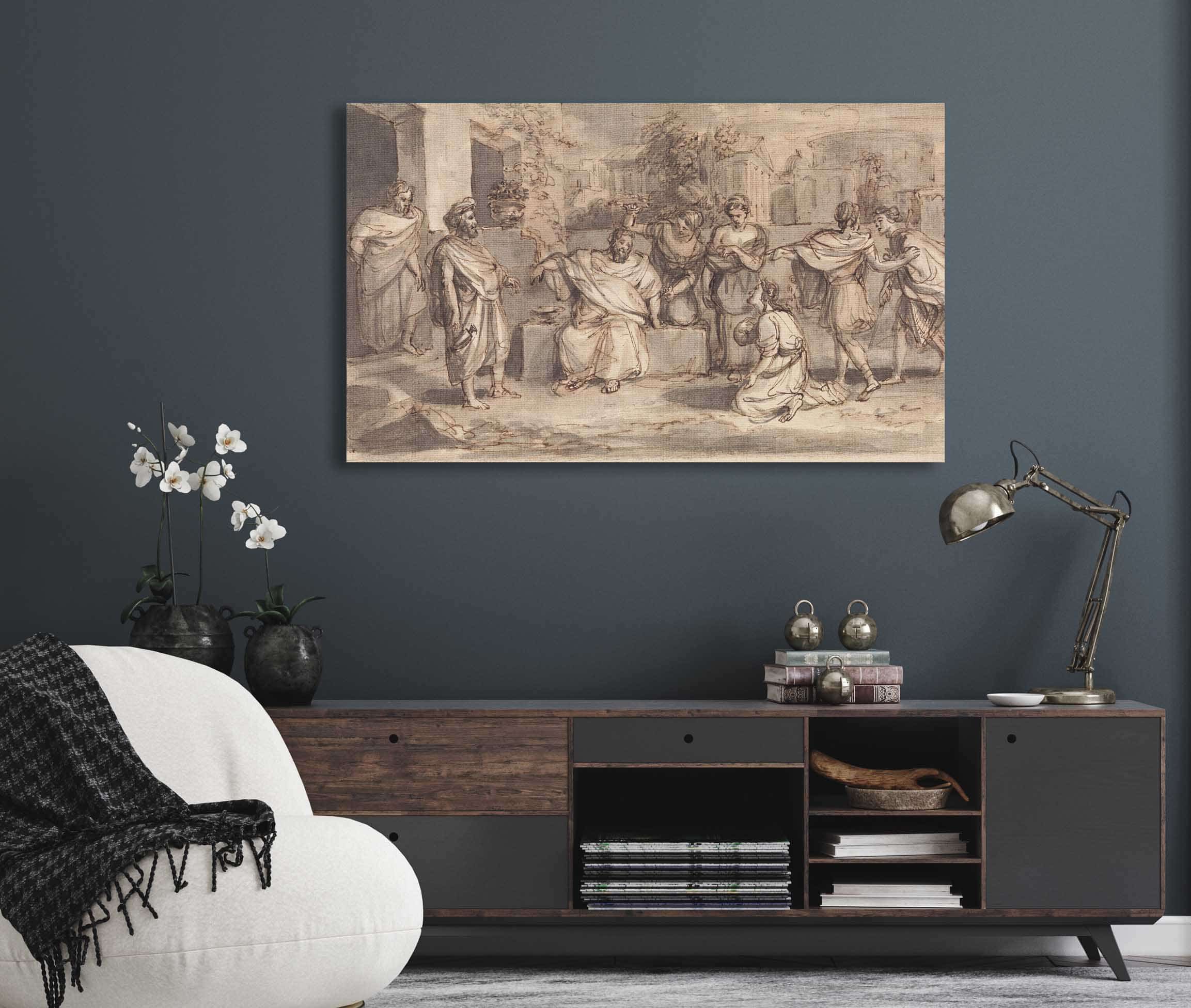 Skech For Timon Of Athens by Robert Smirke