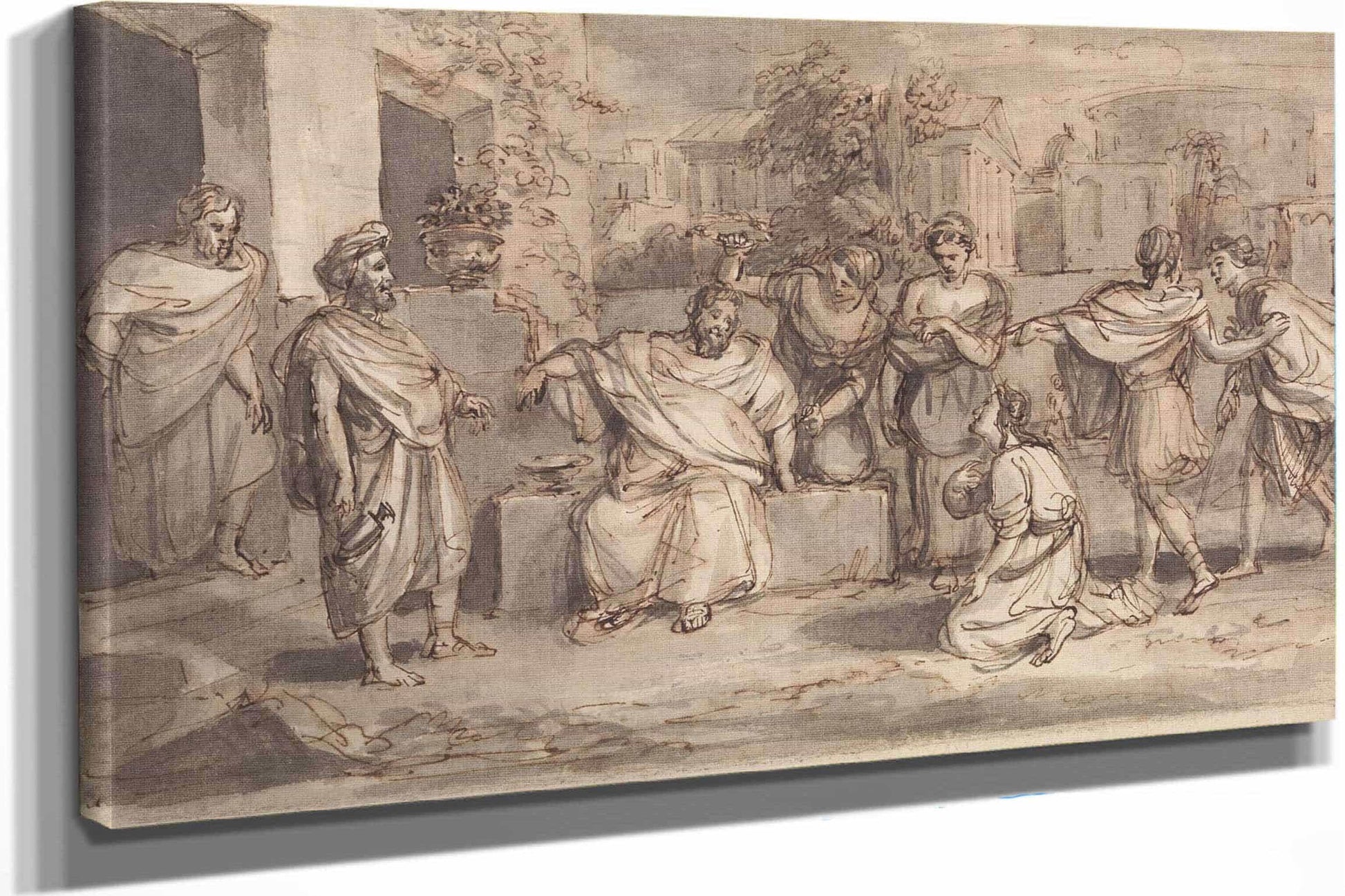 Skech For Timon Of Athens by Robert Smirke