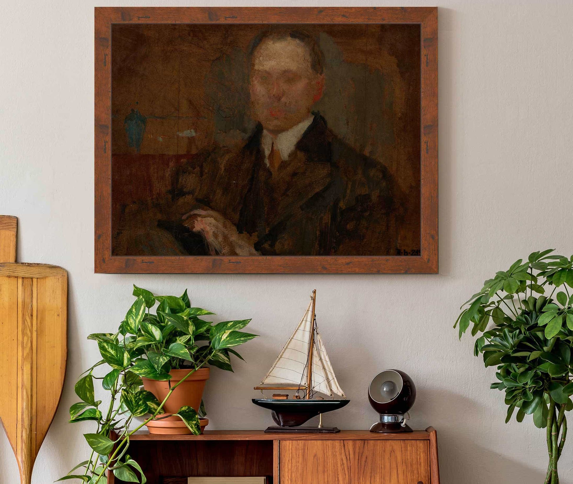 Sketch For A Male Portrait by Olga Boznanska