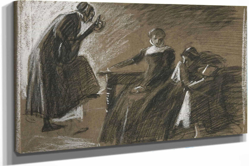 Sketch For An Unidentified Shakespeare Play by Edwin Austin Abbey