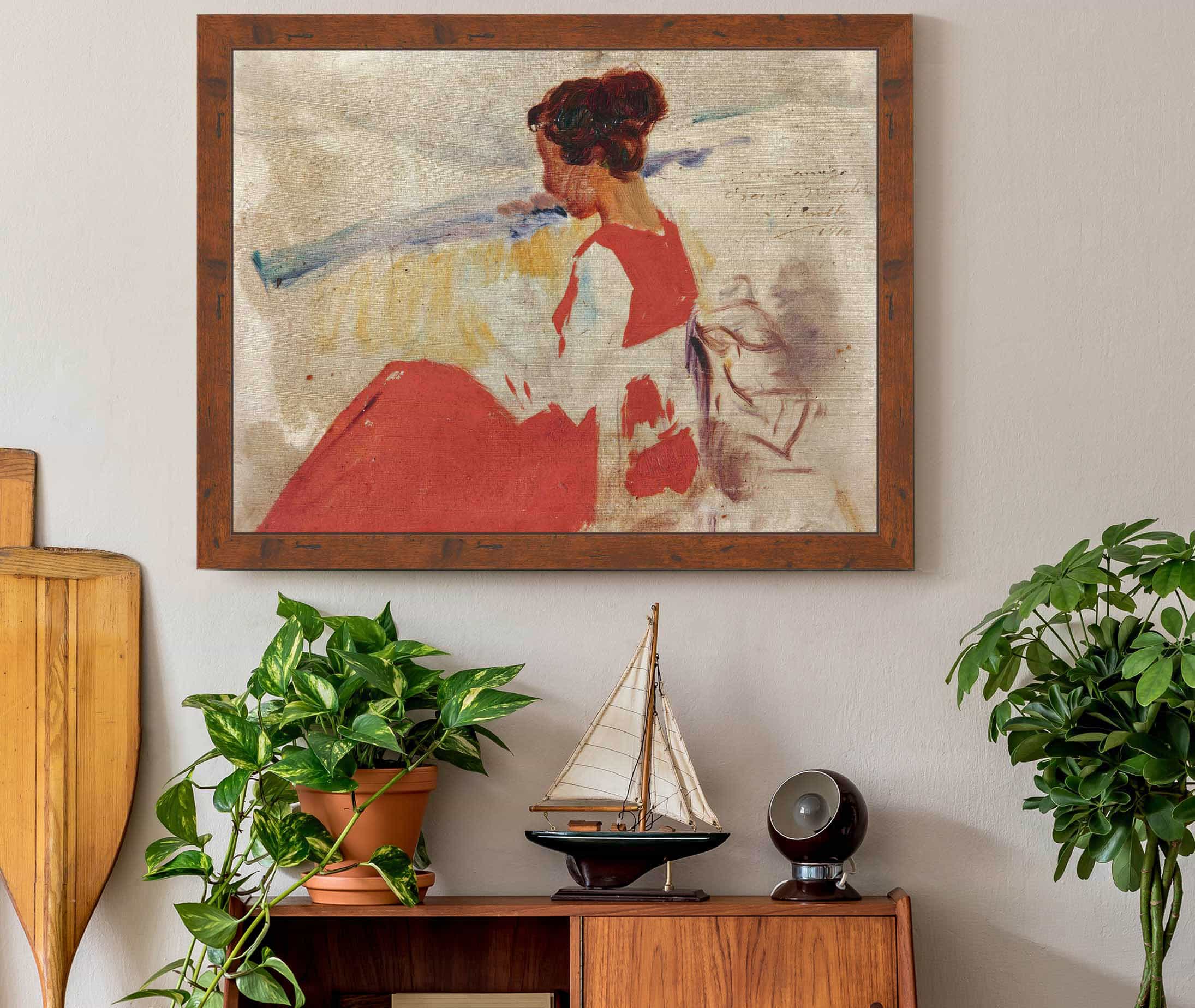 Sketch For Genoveva Segurola Zarauz by Joaquin Sorolla
