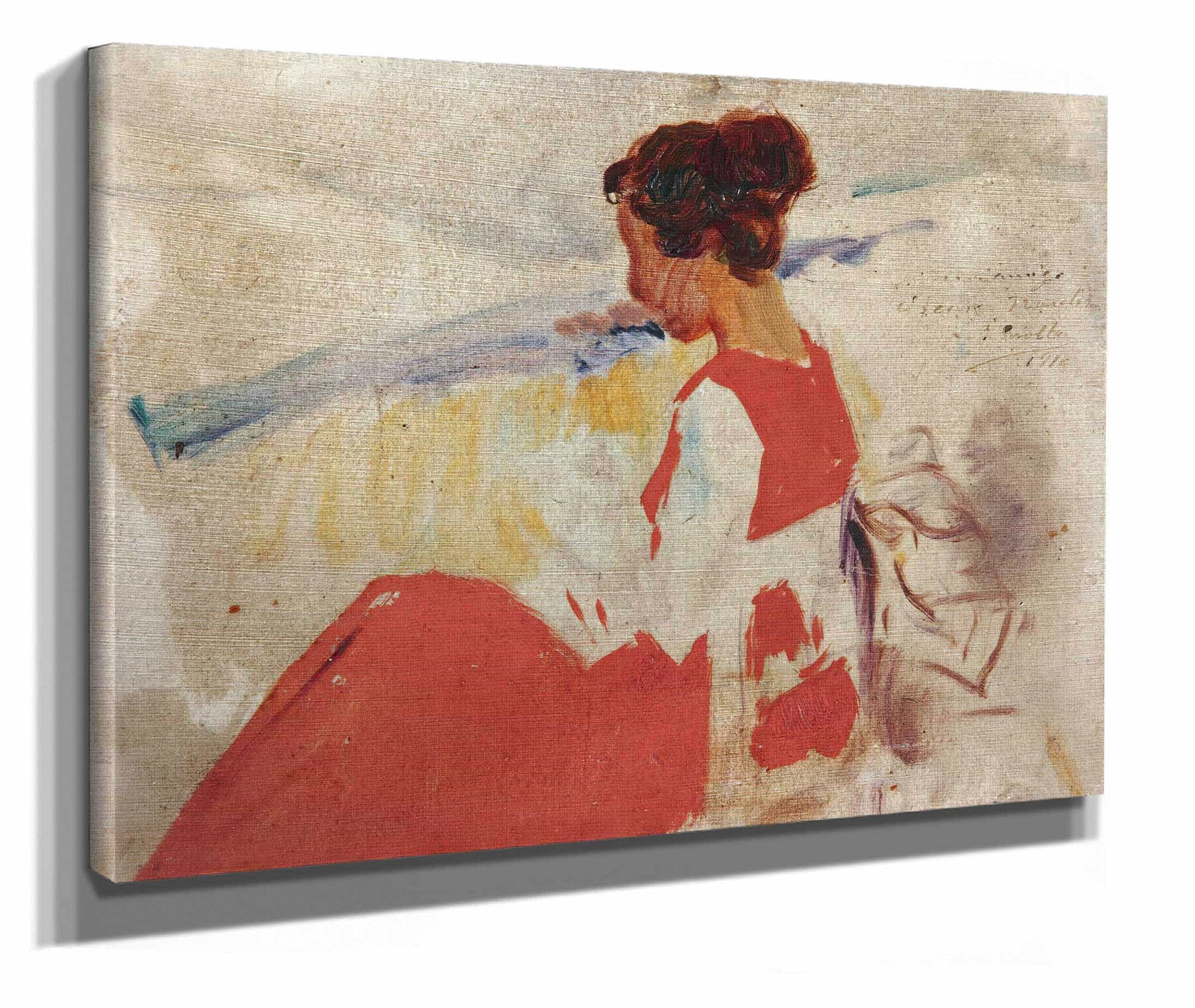 Sketch For Genoveva Segurola Zarauz by Joaquin Sorolla