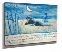 Sketch For O The Gentle Nightingale by Edwin Austin Abbey