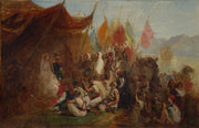 Sketch For Reception Of Emperor Napoleon Iii And Empress Eugenie By The Kabyle Leaders At Algiers On September   by Isidore Pils