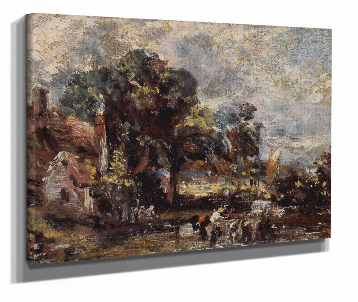 Sketch For The Haywain by John Constable