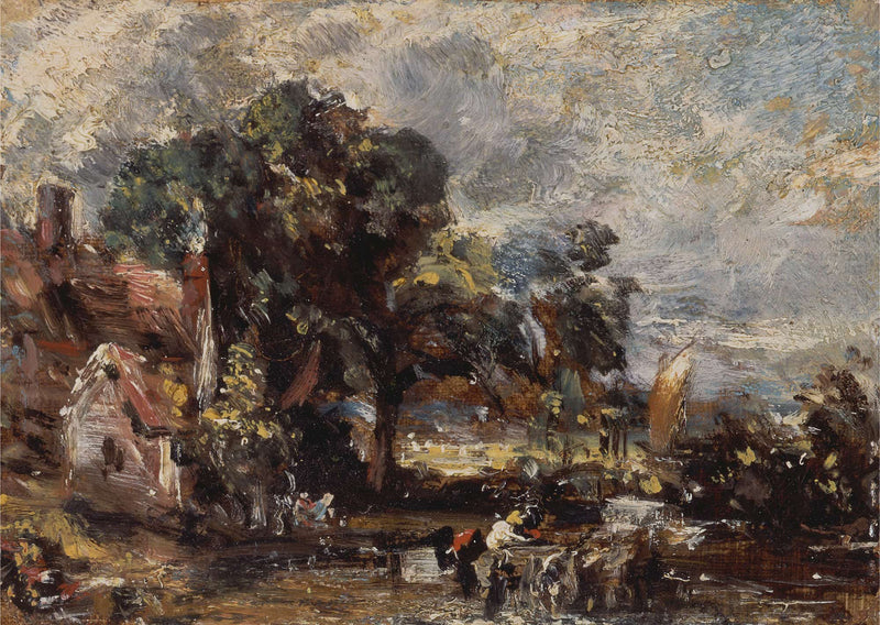 Sketch For The Haywain by John Constable