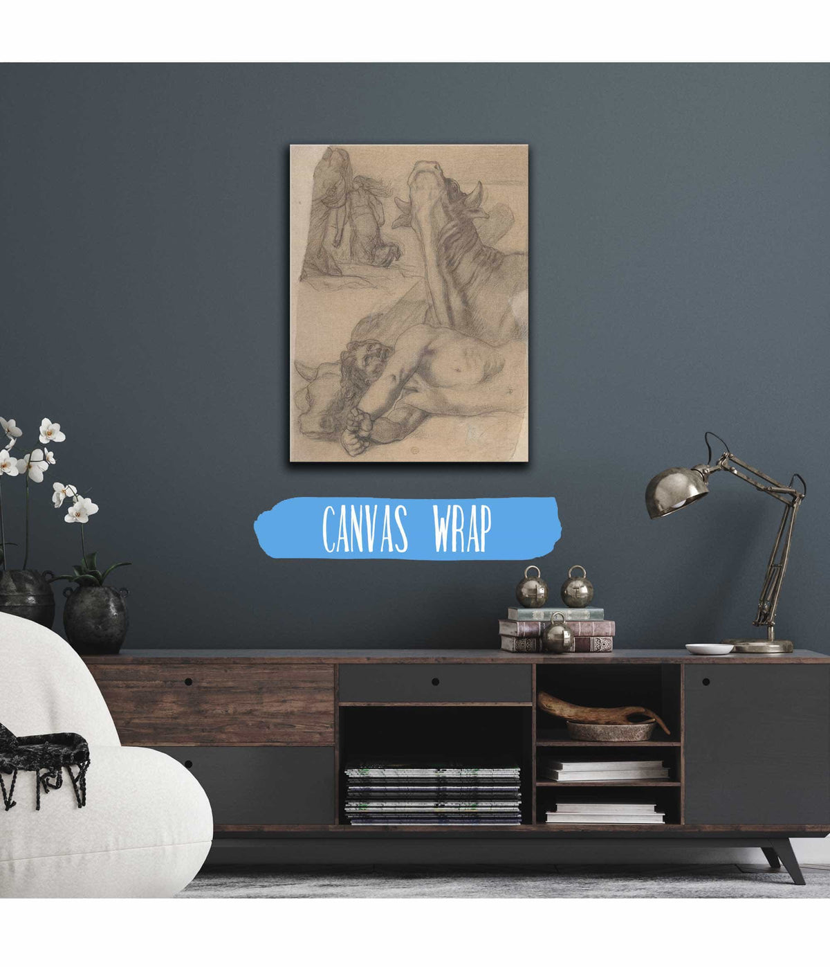 Sketch For War Painting In The Museum Of Picardy At Amiens by Pierre Puvis De Chavannes