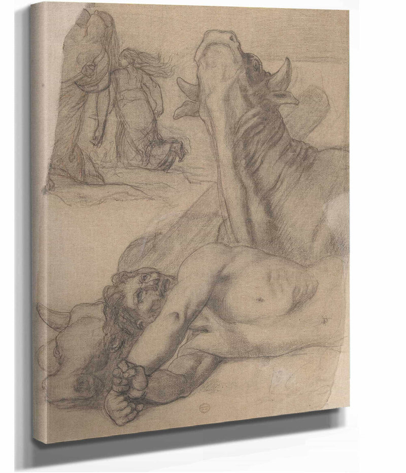 Sketch For War Painting In The Museum Of Picardy At Amiens by Pierre Puvis De Chavannes