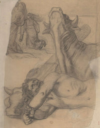 Sketch For War Painting In The Museum Of Picardy At Amiens by Pierre Puvis De Chavannes