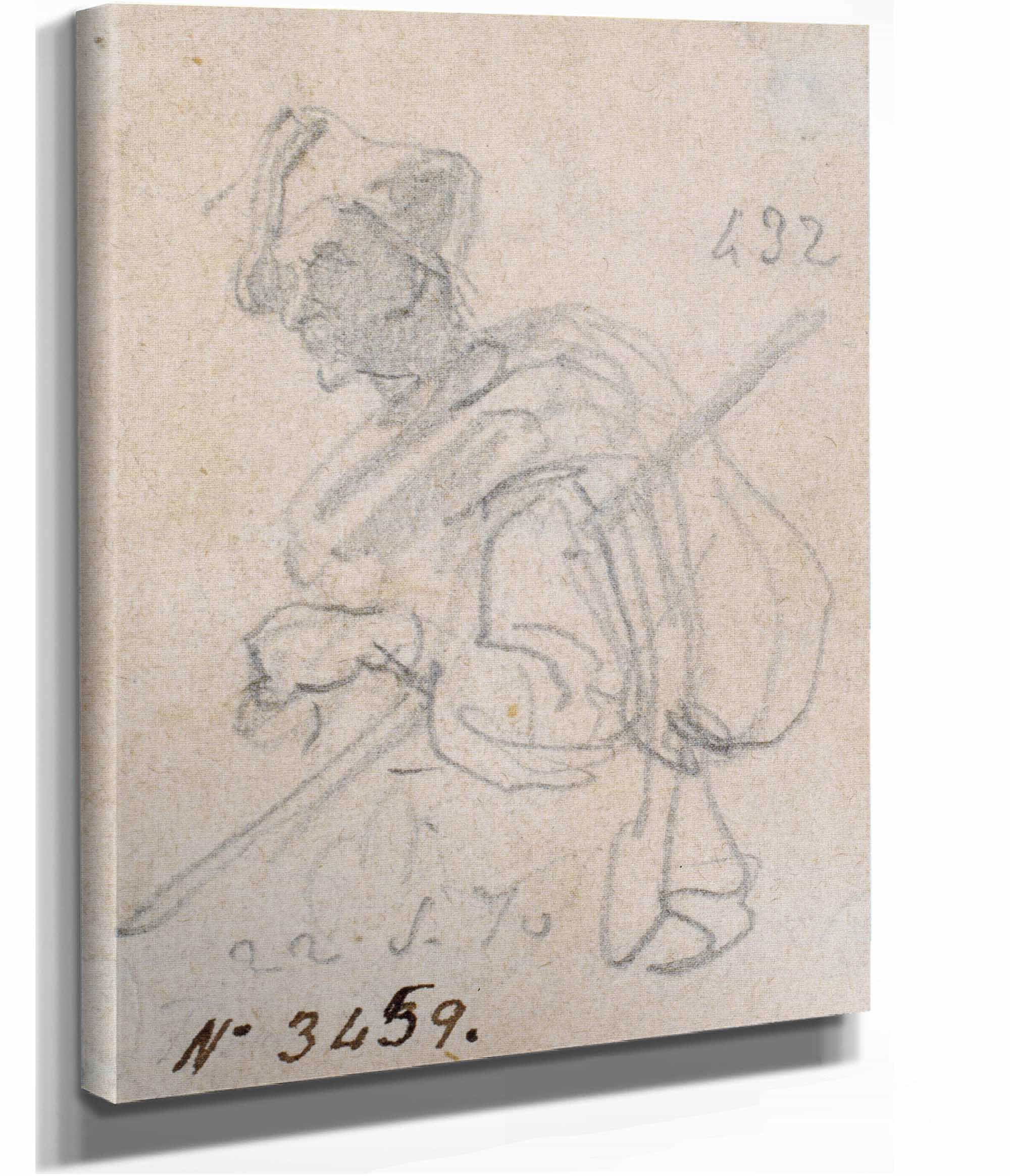 Sketch From Life by Santiago Rusinol