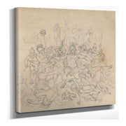 Sketch Of A Battle Sceene From Shakespeares Play Titus Andronicus by Robert Smirke