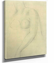 Sketch Of A Female Nude Resembling The Medici Venus   by Joseph Wright Of Derby