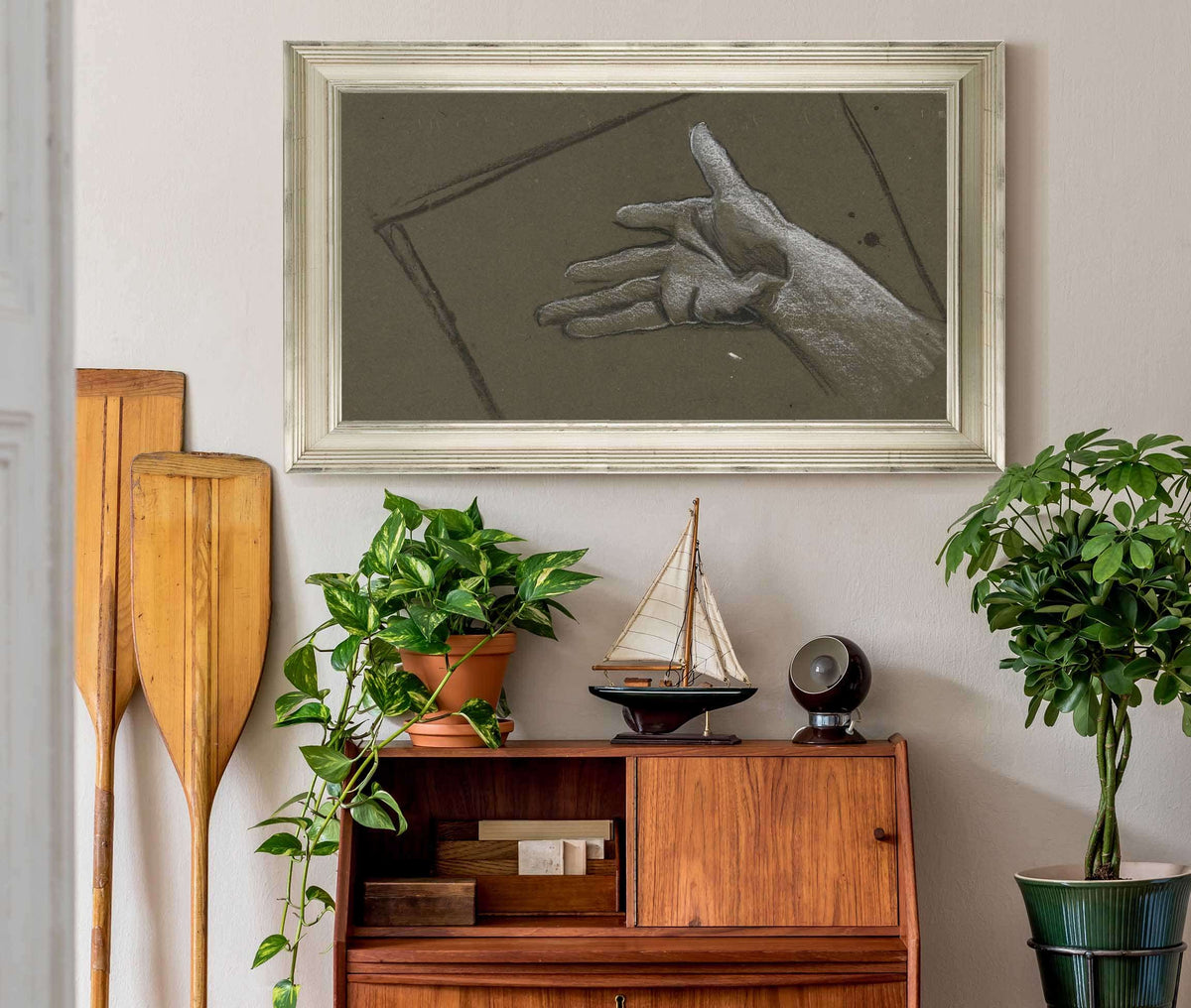 Sketch Of A Hand by Edwin Austin Abbey