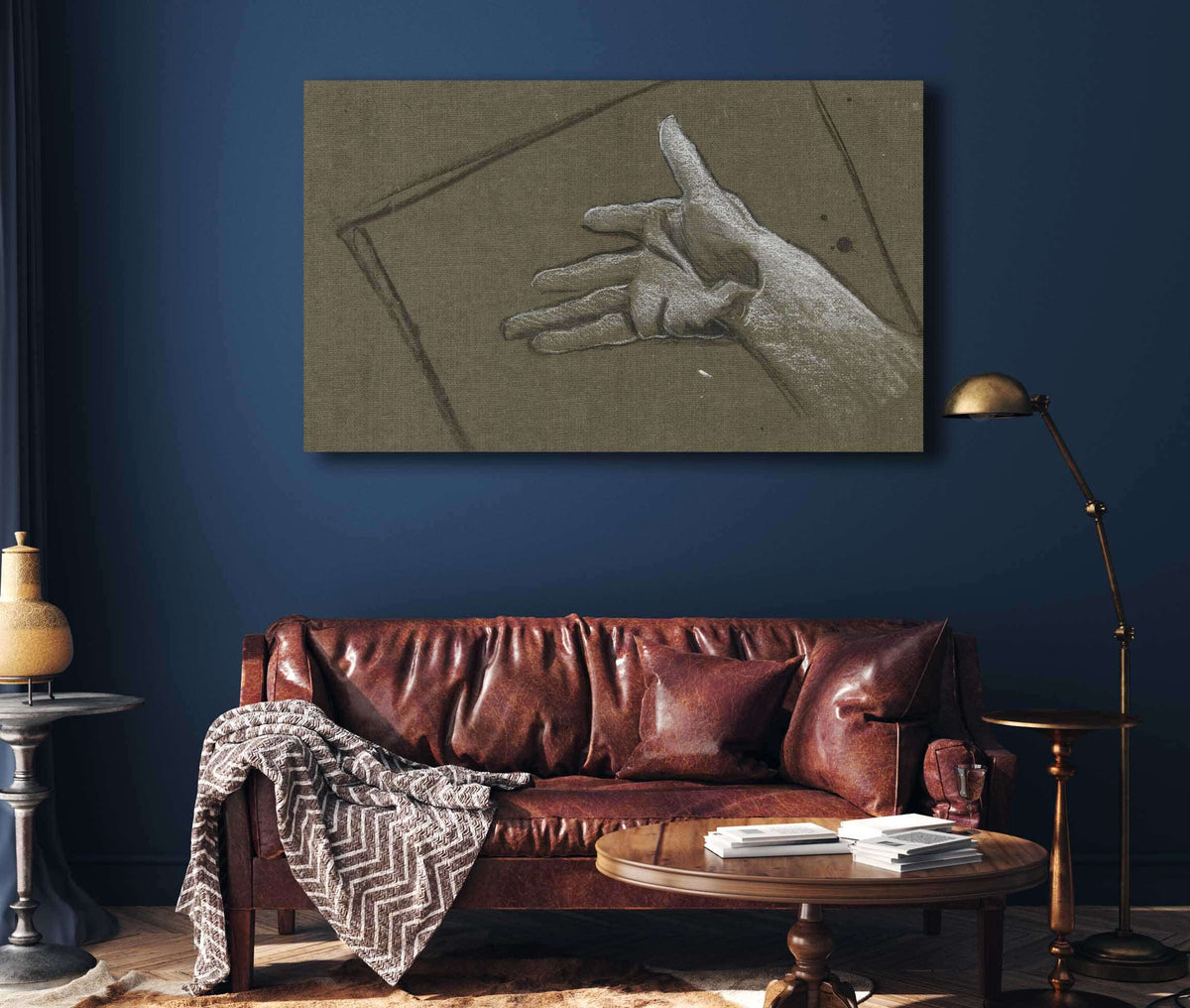 Sketch Of A Hand by Edwin Austin Abbey