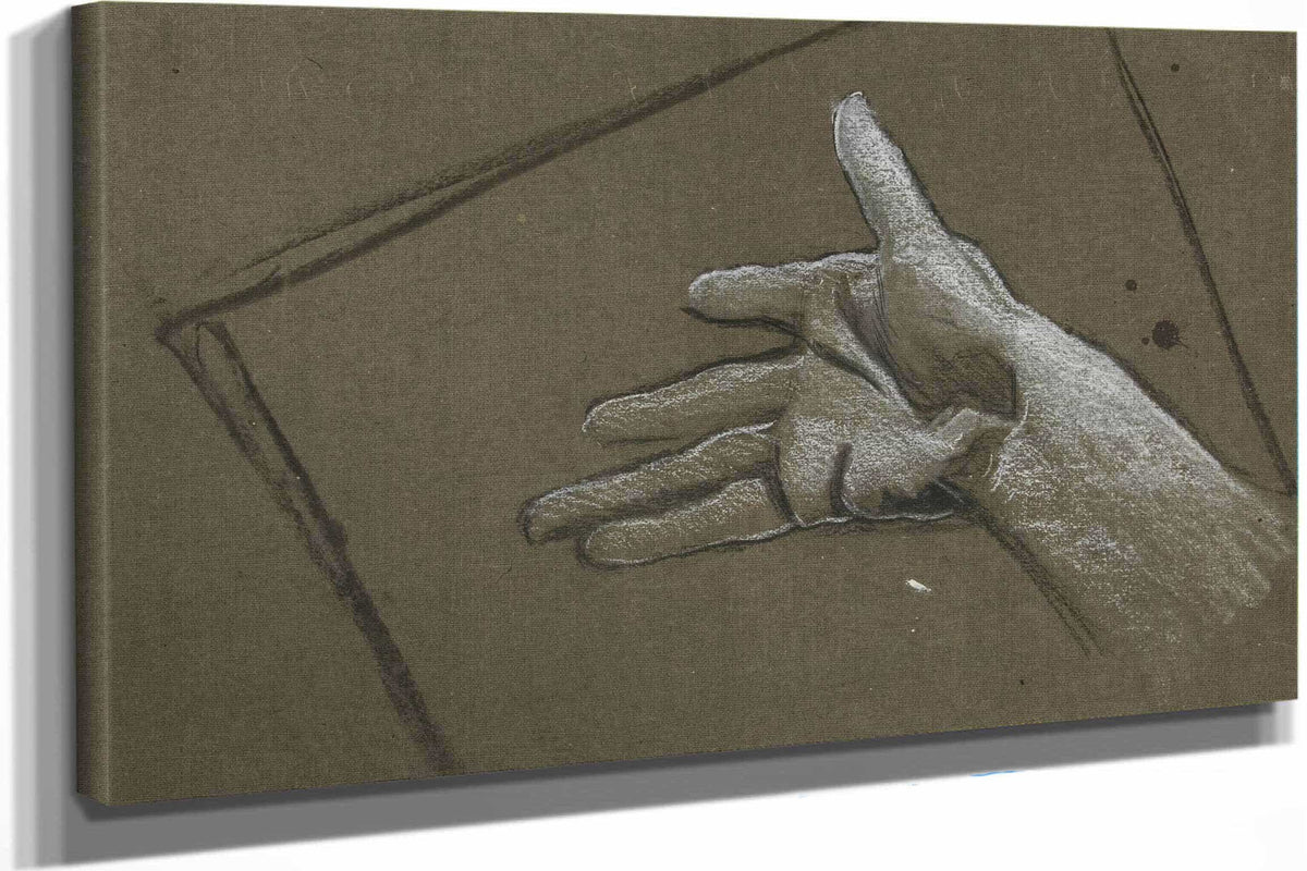 Sketch Of A Hand by Edwin Austin Abbey