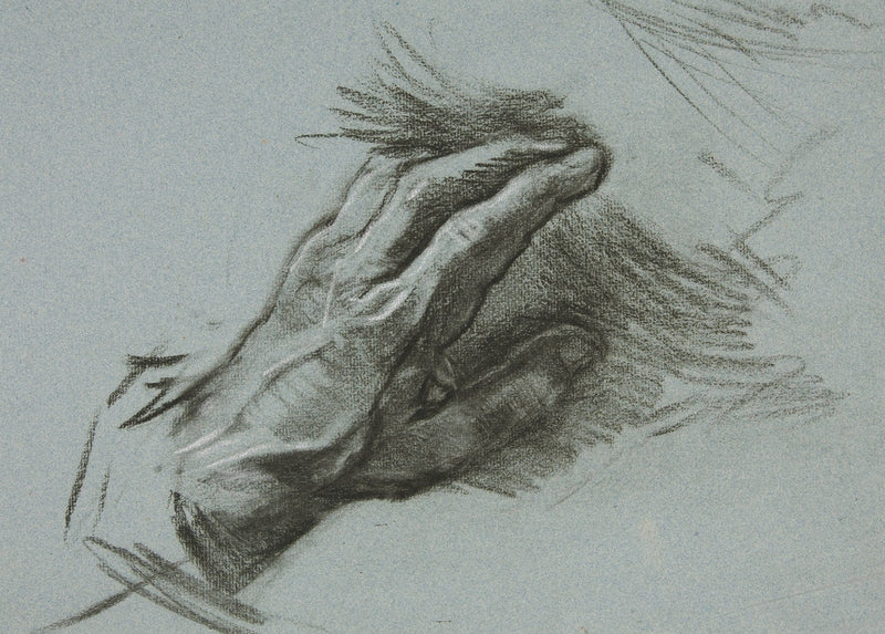 Sketch Of A Hand by Edwin Austin Abbey