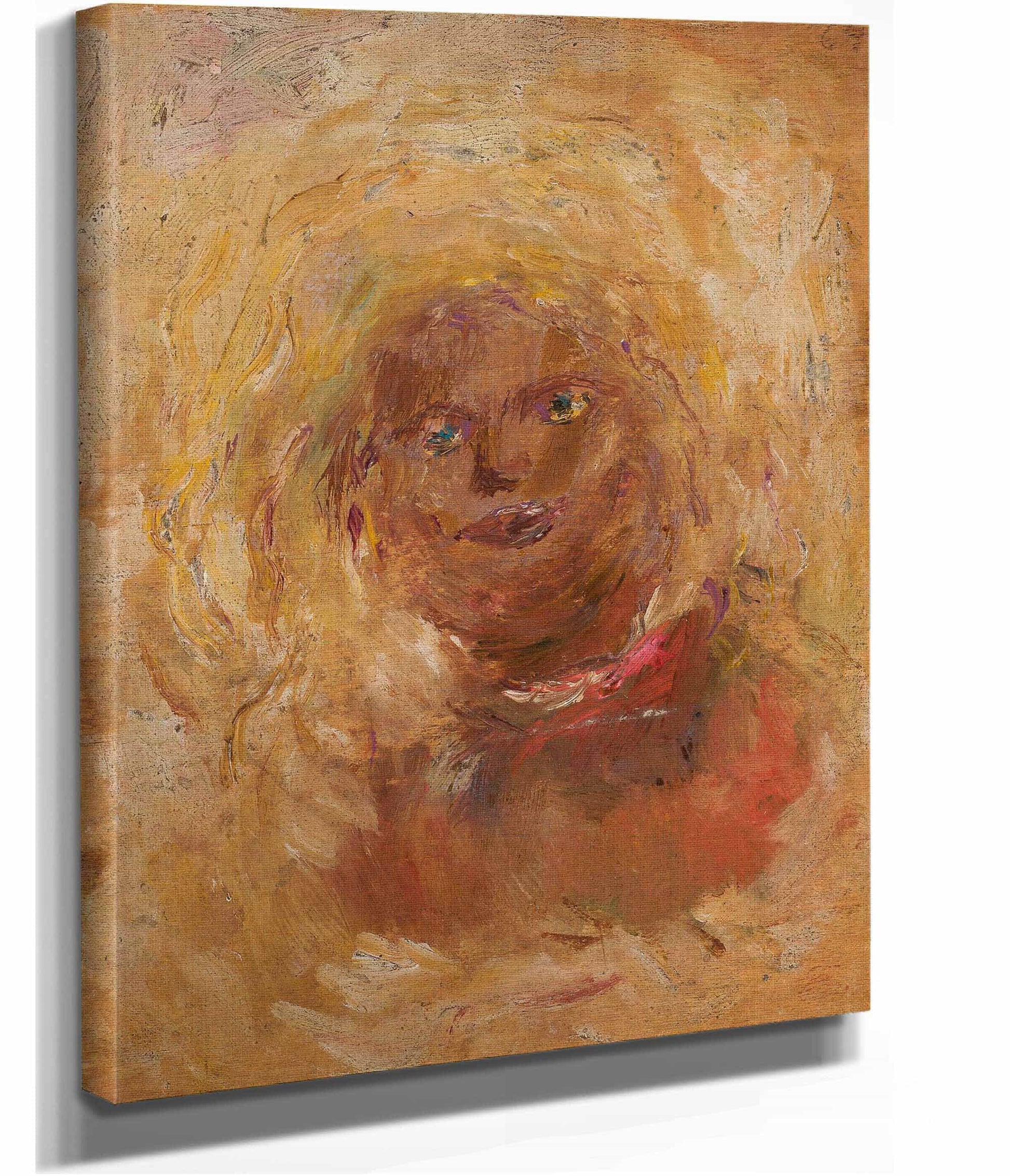 Sketch Of A Head With Fair Hair by Tadeusz Makowski