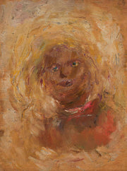 Sketch Of A Head With Fair Hair by Tadeusz Makowski