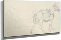 Sketch Of A Horse by Theodore Gericault