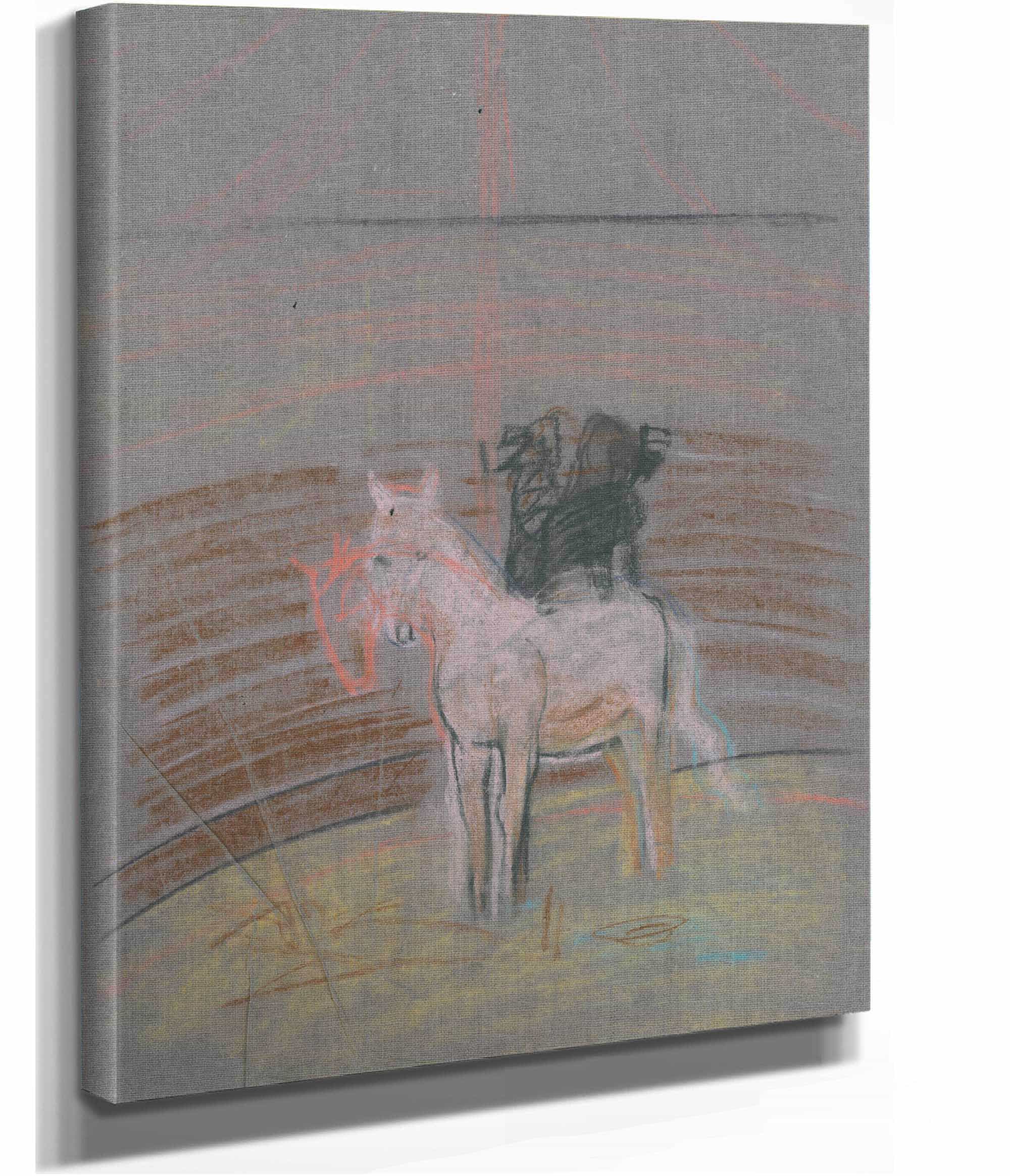 Sketch Of A Horse In A Ring   by Arnold Peter Weisz Kubincan