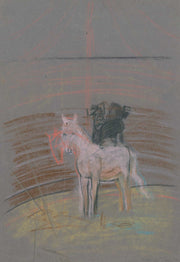Sketch Of A Horse In A Ring   by Arnold Peter Weisz Kubincan