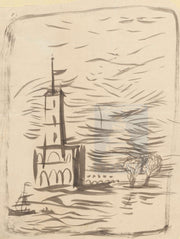 Sketch Of A Landscape by Zygmunt Waliszewski