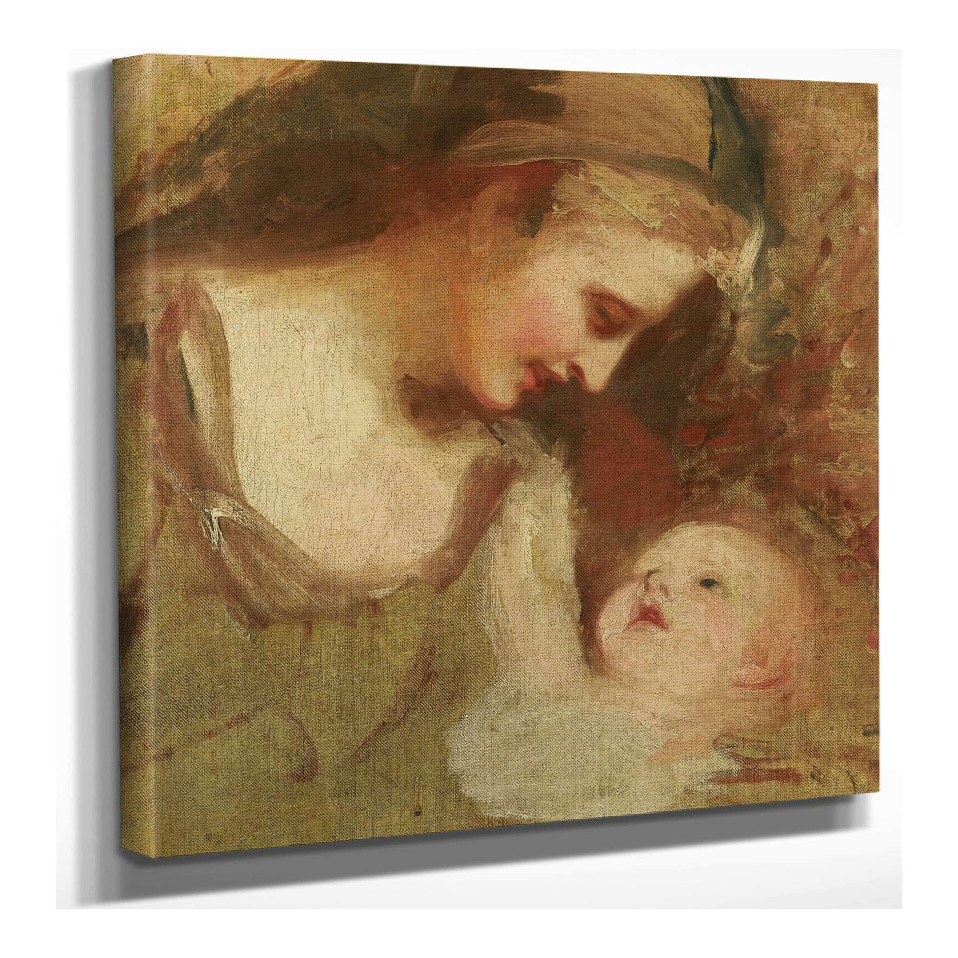 Sketch Of A Mother And Child by George Romney