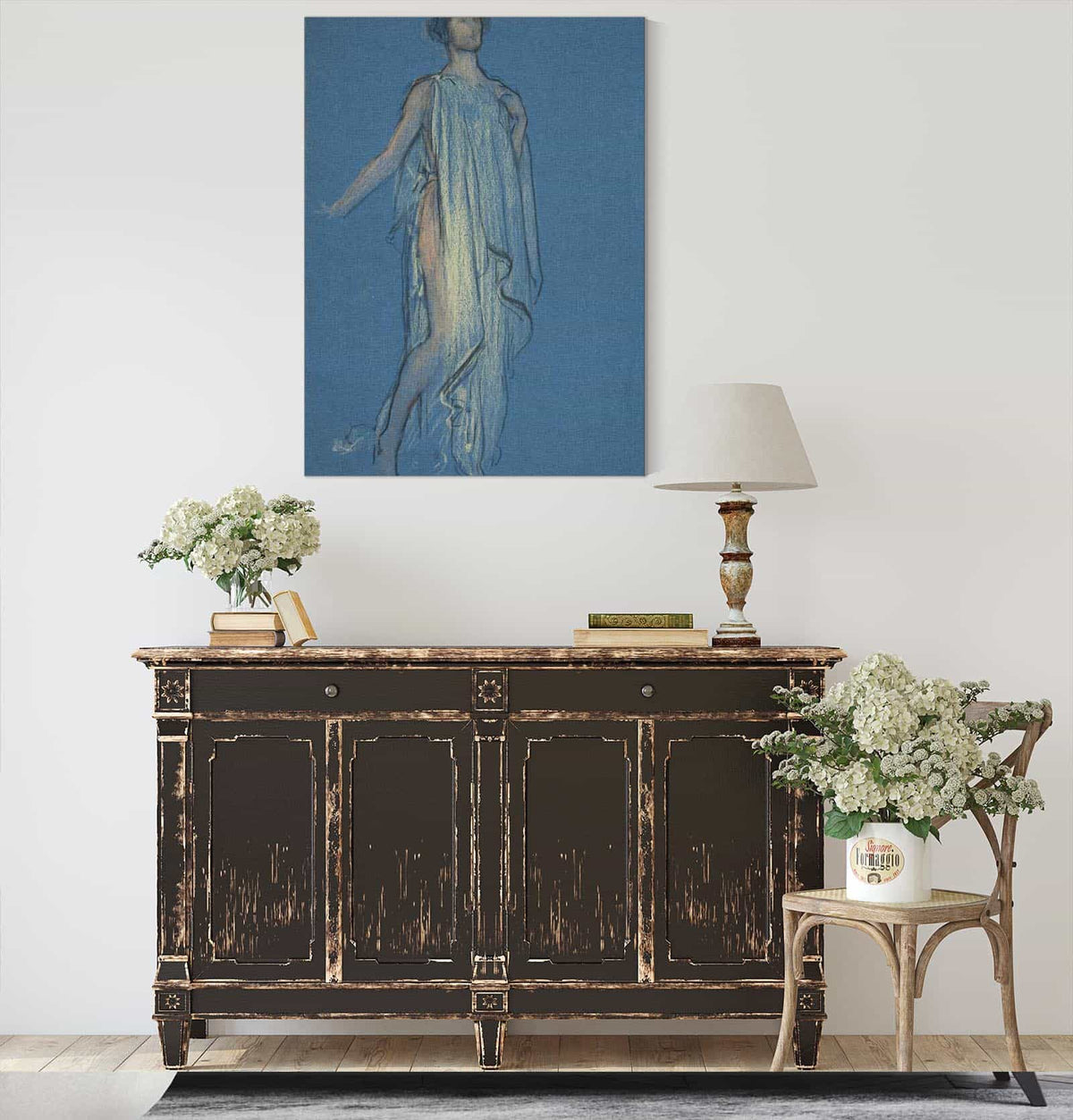 Sketch Of A Woman  by Edwin Austin Abbey