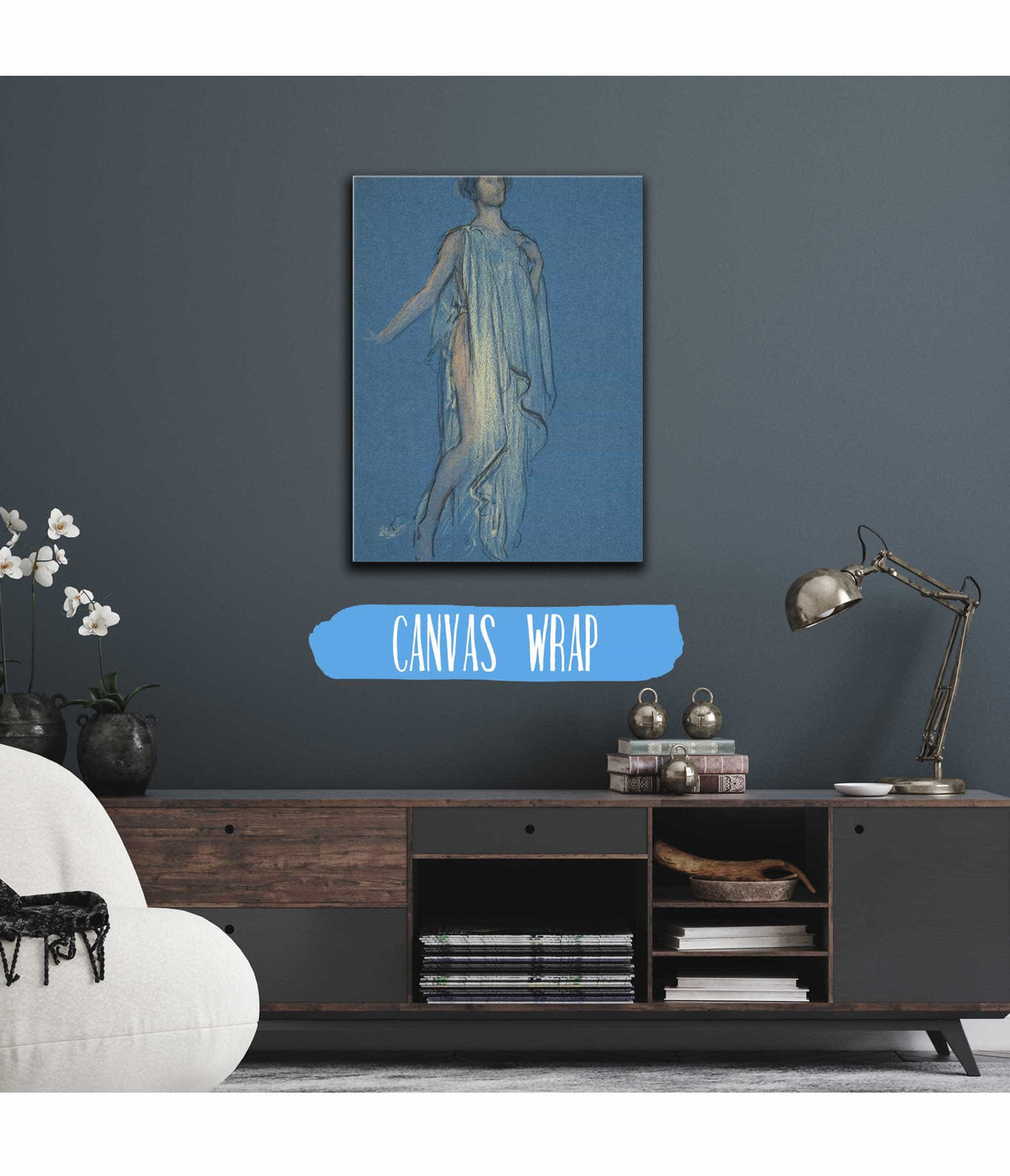 Sketch Of A Woman  by Edwin Austin Abbey