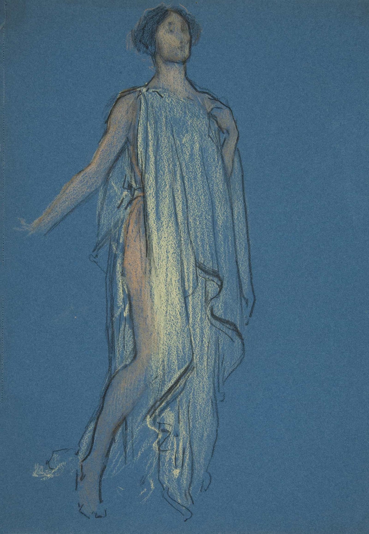 Sketch Of A Woman  by Edwin Austin Abbey