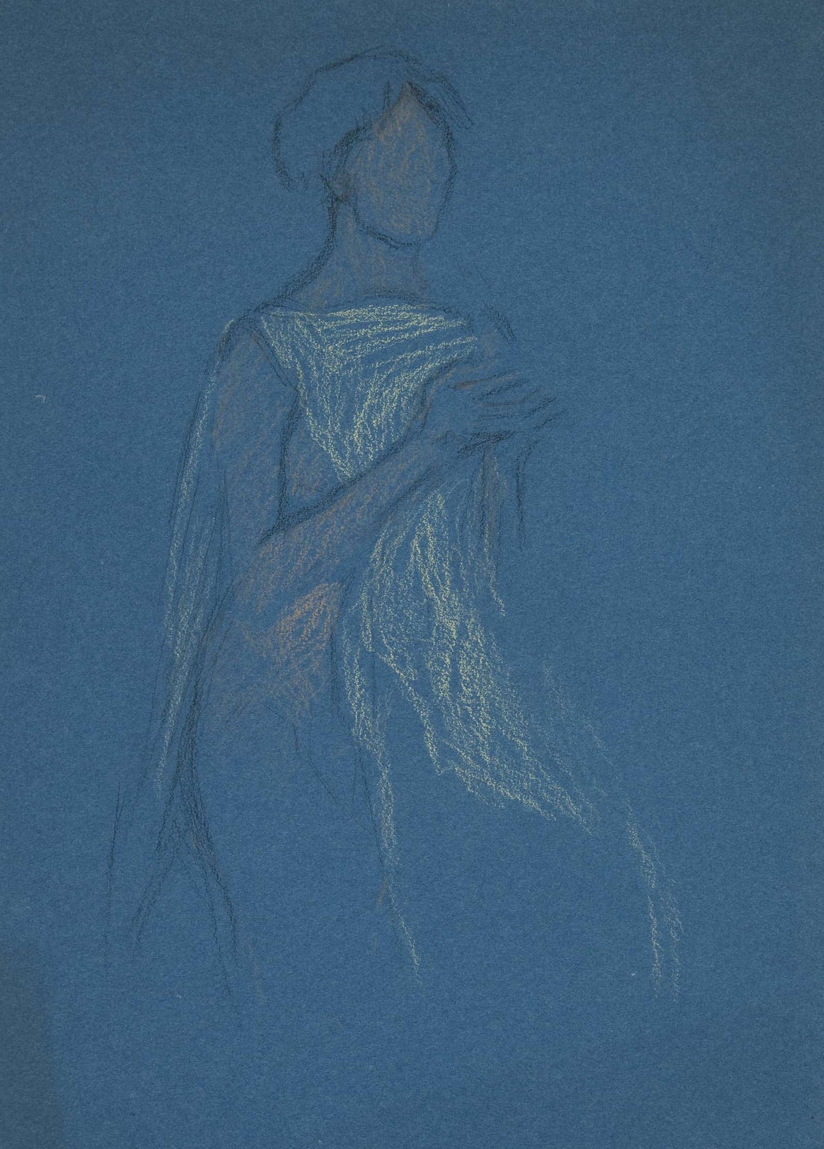 Sketch Of A Woman Costume Study For A Play Iii by Edwin Austin Abbey