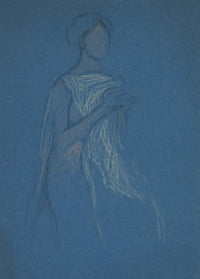 Sketch Of A Woman Costume Study For A Play Iii by Edwin Austin Abbey