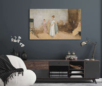 Sketch Of A Woman In An Interior by Edwin Austin Abbey