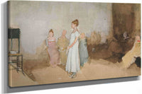 Sketch Of A Woman In An Interior by Edwin Austin Abbey