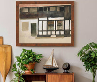 Sketch Of Exterior Of A Tudor House by Edwin Austin Abbey