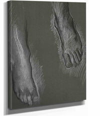 Sketch Of Two Feet by Edwin Austin Abbey