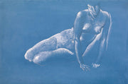Sketchbook Nude Study Of Medusa For The Death Of Medusa I by Sir Edward Coley Burne Jones