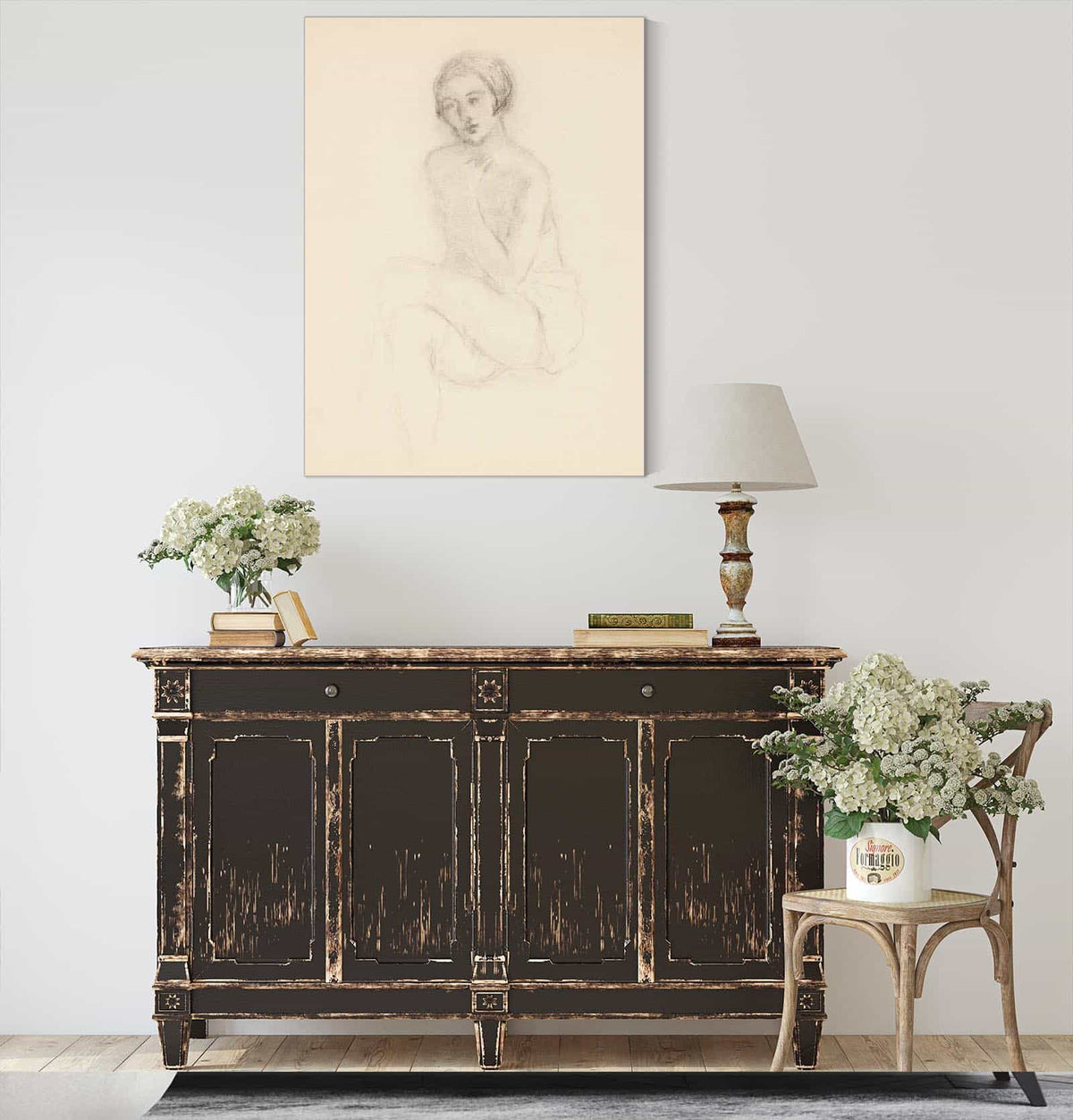 Sketchbook Sketch  by Frederick Carl Frieseke