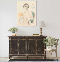 Sketchbook Sketch  by Frederick Carl Frieseke