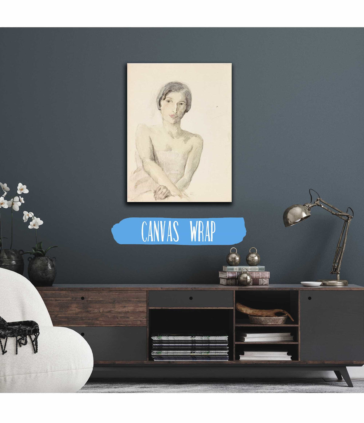 Sketchbook Sketch  by Frederick Carl Frieseke