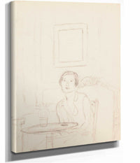 Sketchbook Sketch  by Frederick Carl Frieseke