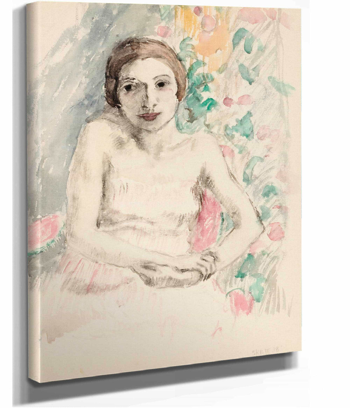 Sketchbook Sketch  by Frederick Carl Frieseke