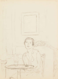 Sketchbook Sketch  by Frederick Carl Frieseke
