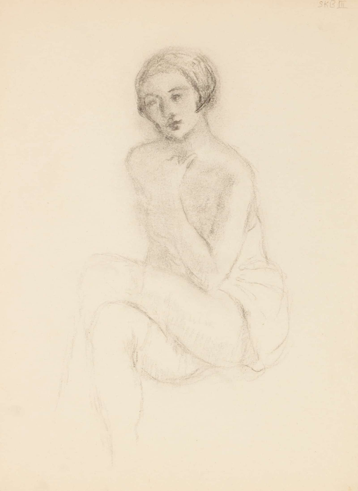 Sketchbook Sketch  by Frederick Carl Frieseke