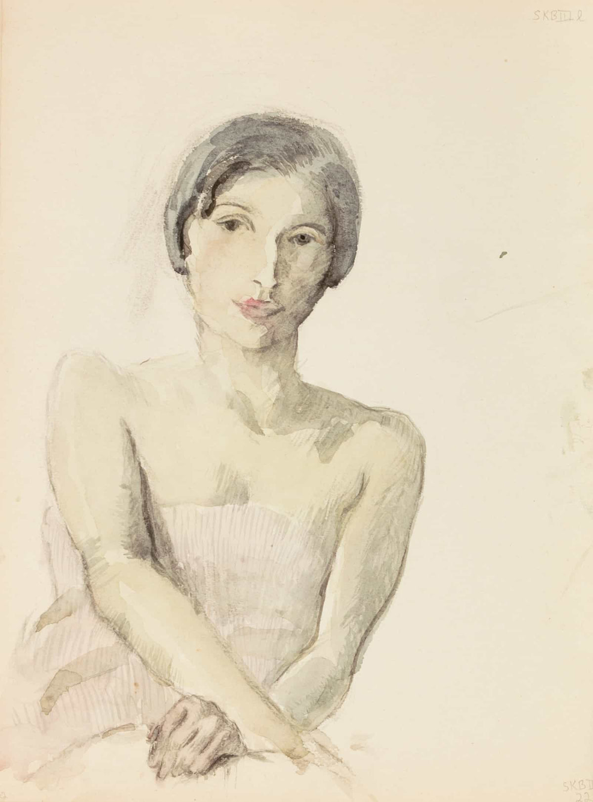 Sketchbook Sketch  by Frederick Carl Frieseke