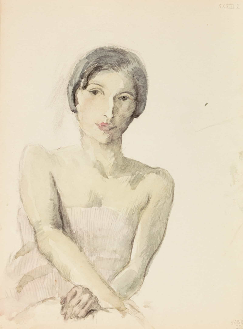 Sketchbook Sketch  by Frederick Carl Frieseke